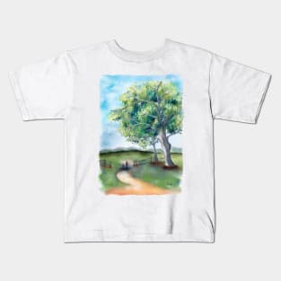 Walk in the bush. Artwork by Annalisa Amato Kids T-Shirt